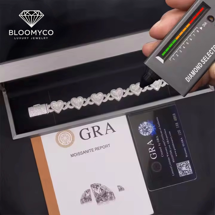 HEART CUBAN BRACELET