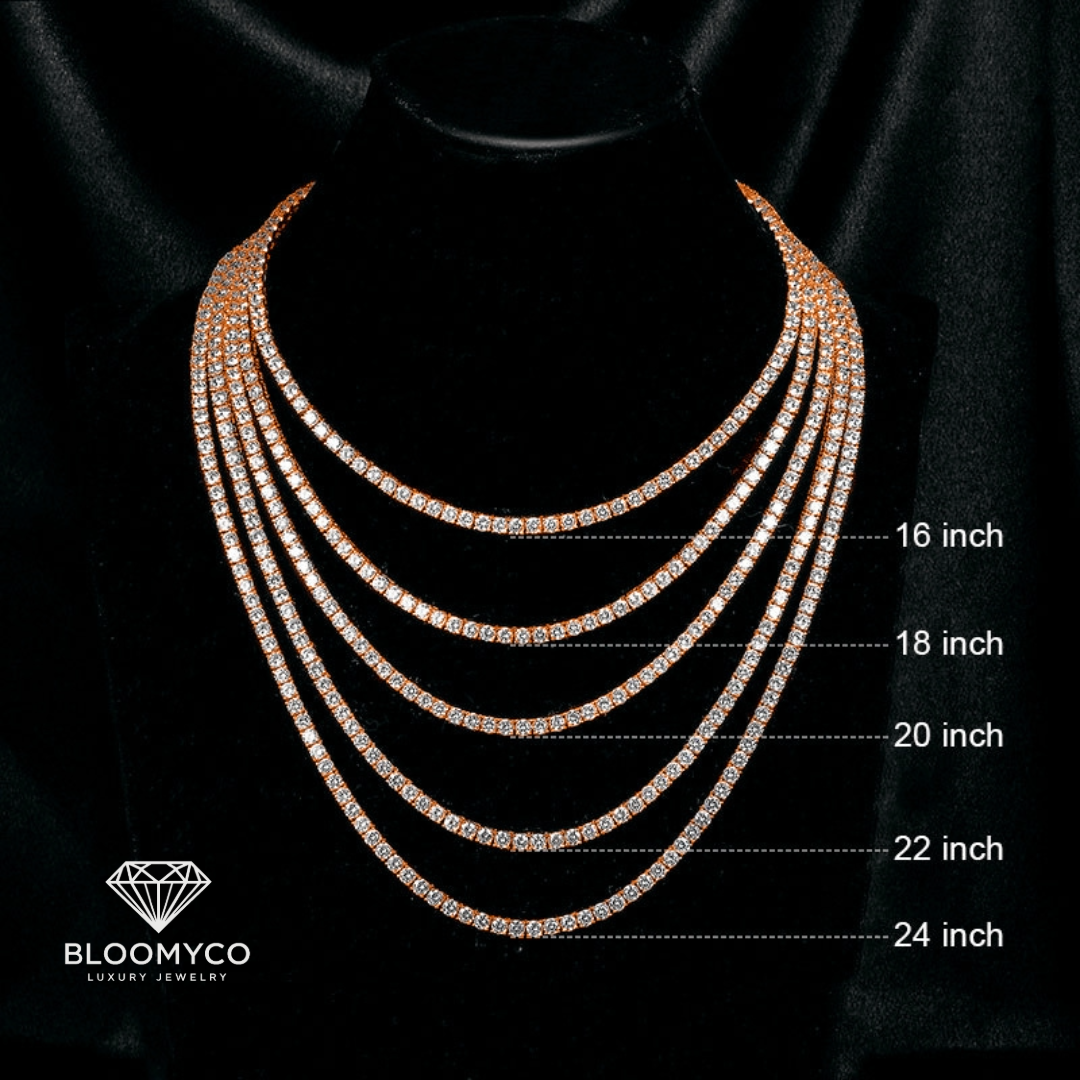 Luxury CZ Tennis Necklace – Dazzling Elegance
