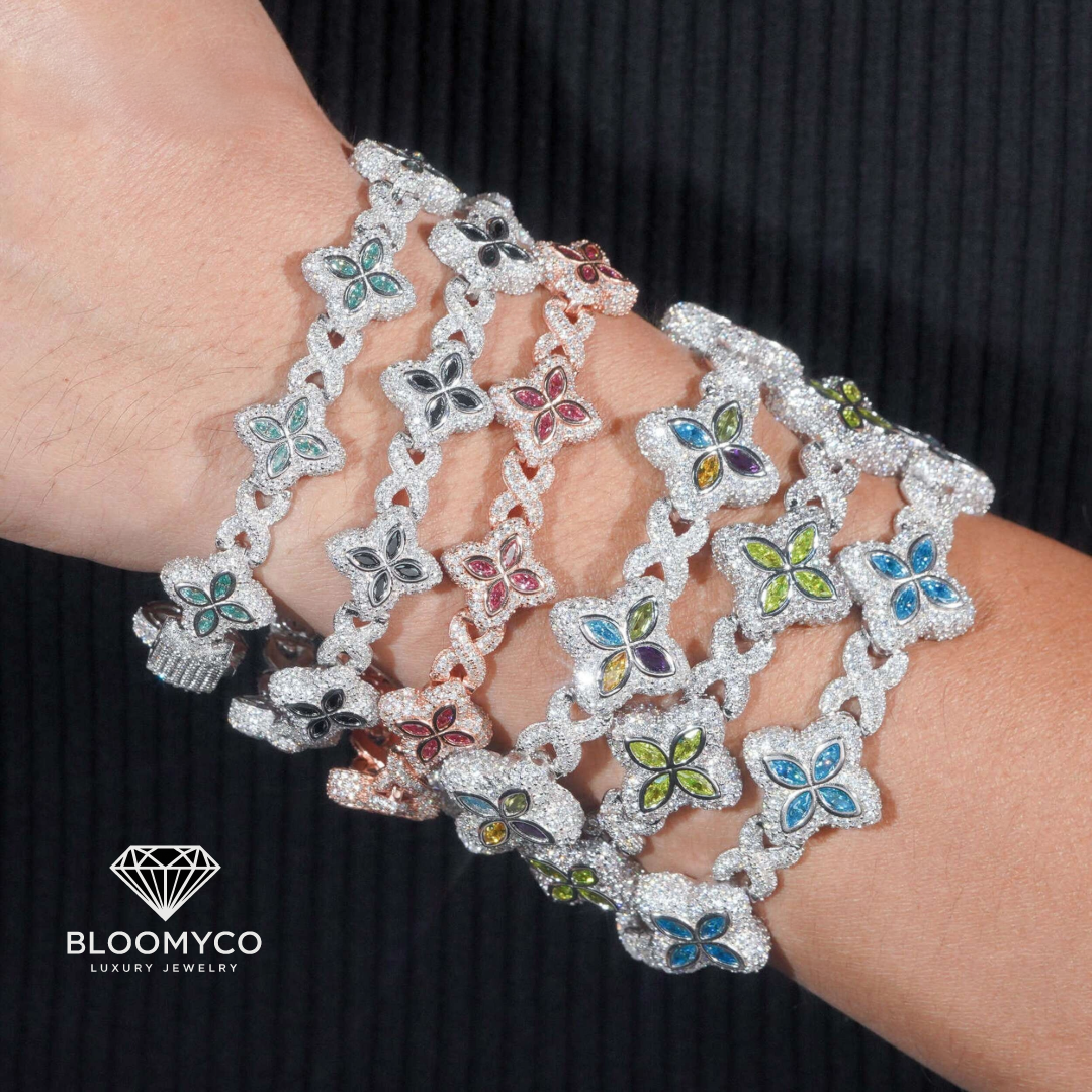 Luxury Moissanite Clover Bracelet