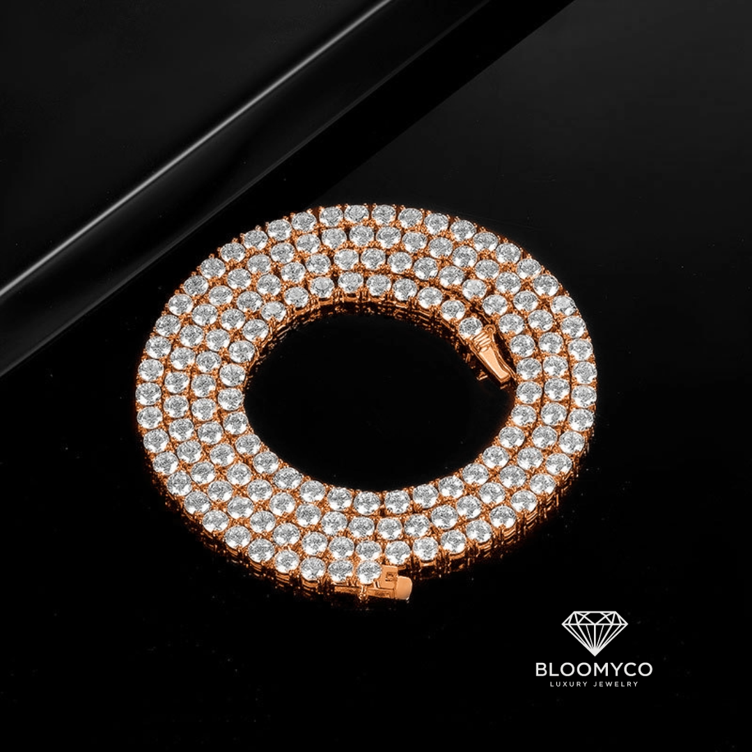 Luxury CZ Tennis Necklace – Dazzling Elegance