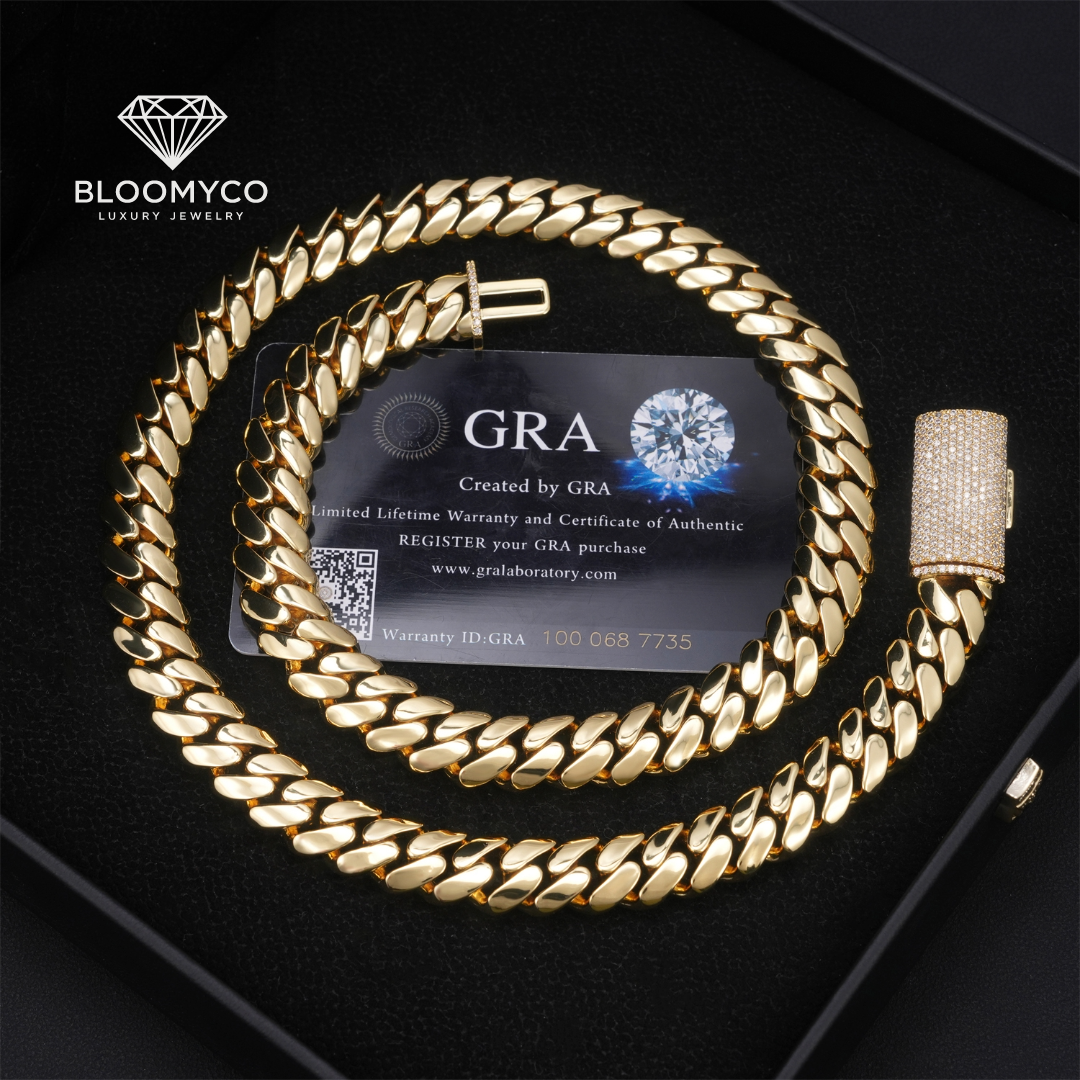 Premium Gold-Plated Cuban Link Chain/ Bracelet – Luxury Shine
