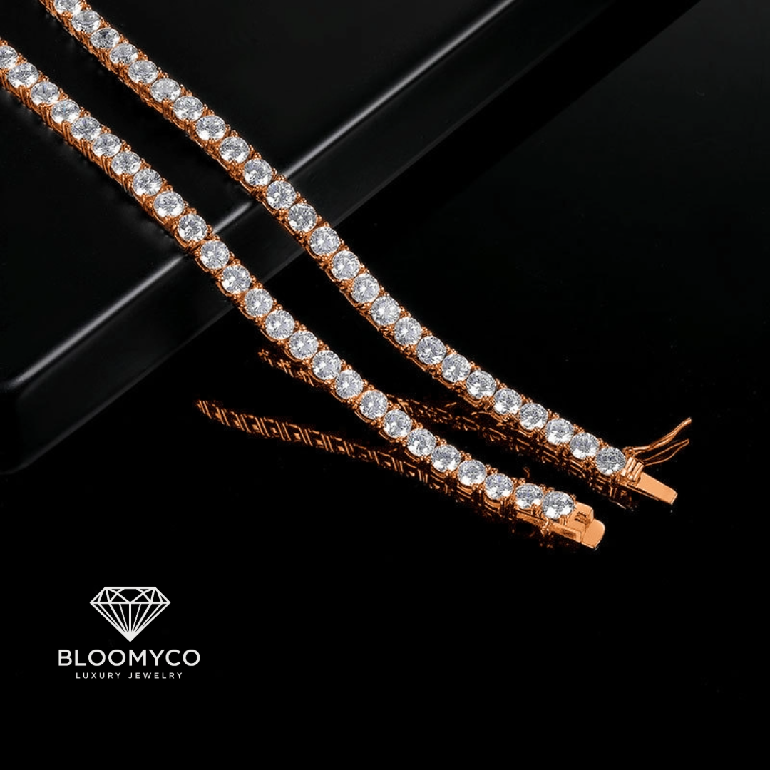 Luxury CZ Tennis Necklace – Dazzling Elegance