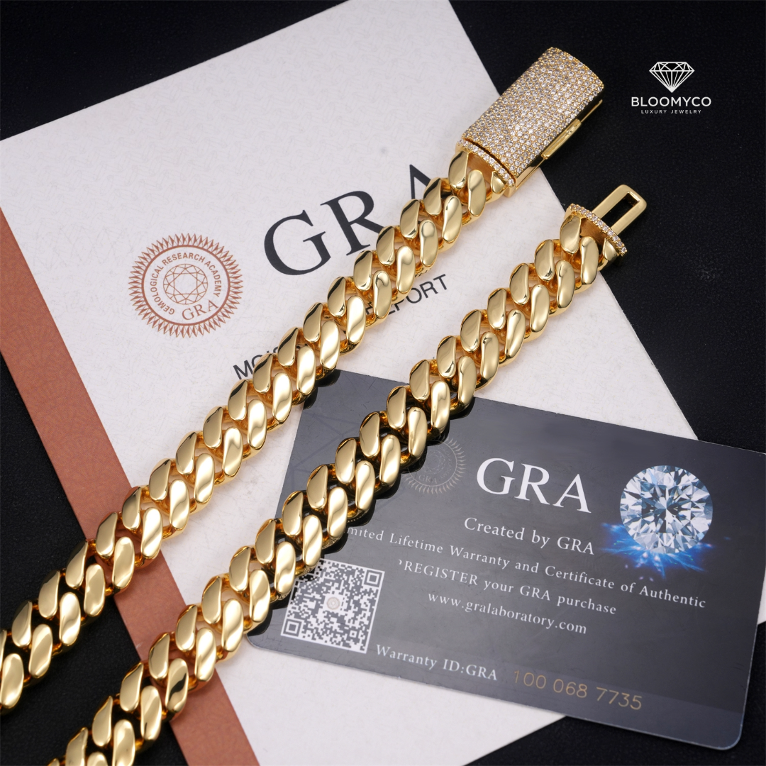 Premium Gold-Plated Cuban Link Chain/ Bracelet – Luxury Shine