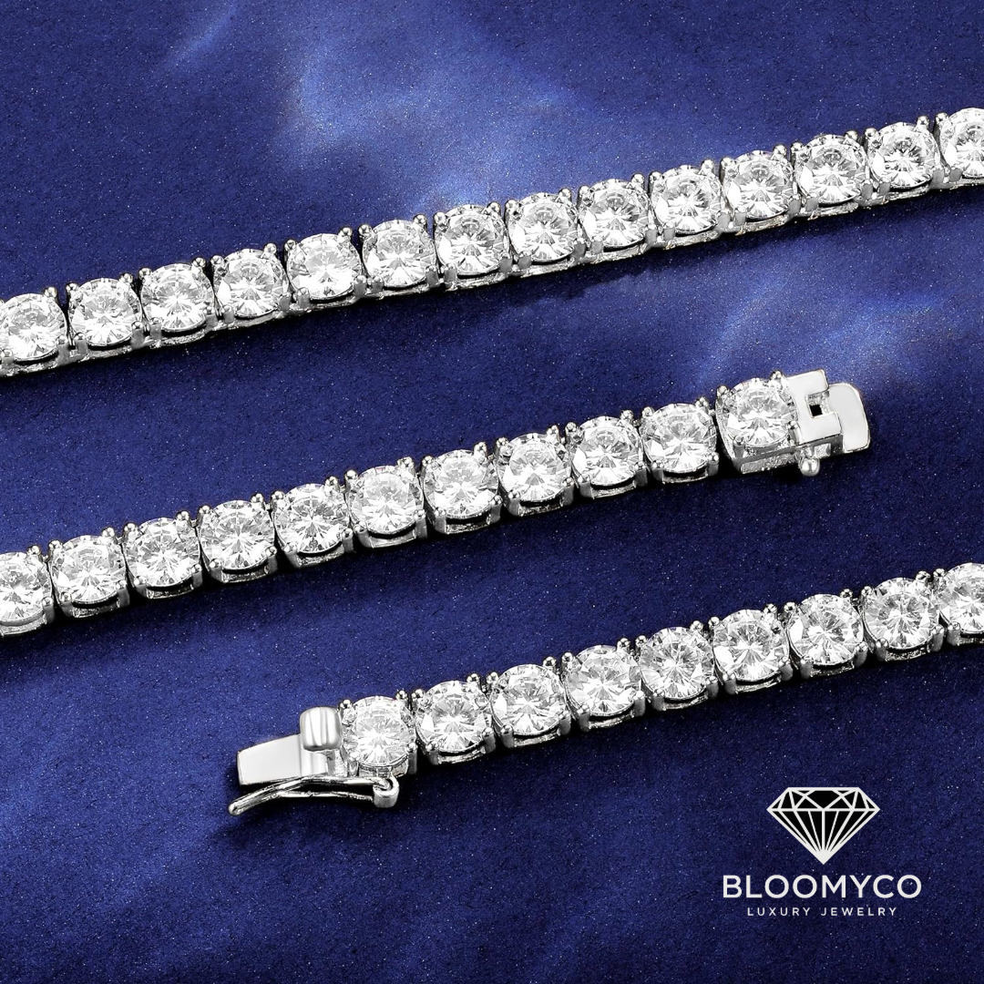Luxury CZ Tennis Necklace – Dazzling Elegance
