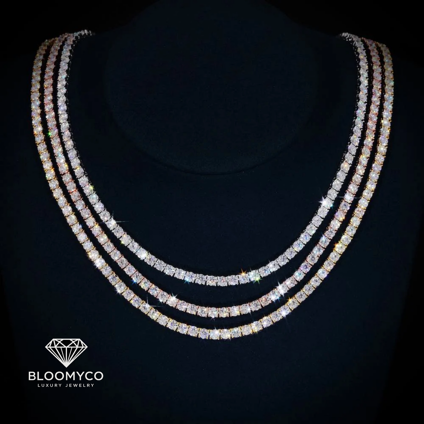 Luxury CZ Tennis Necklace – Dazzling Elegance