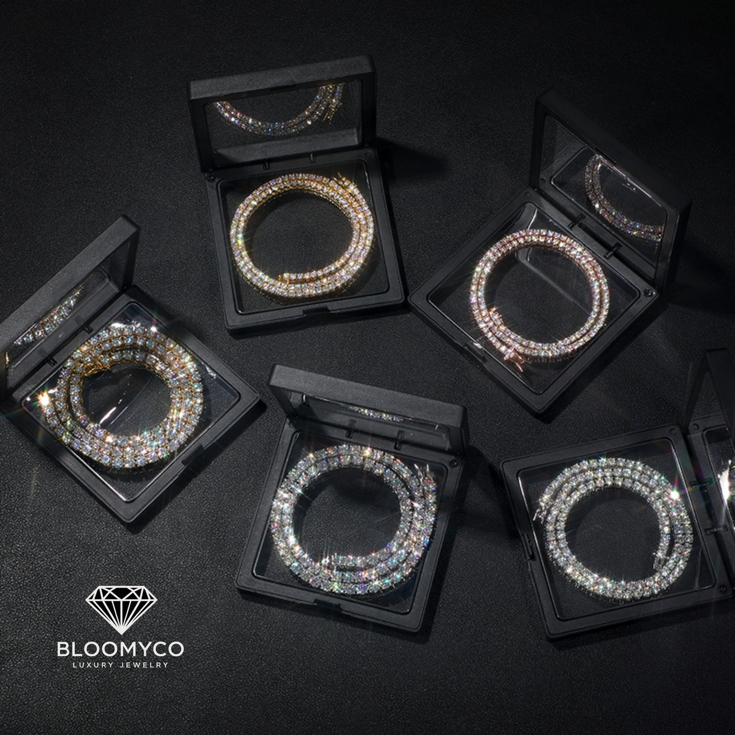 Luxury CZ Tennis Necklace – Dazzling Elegance