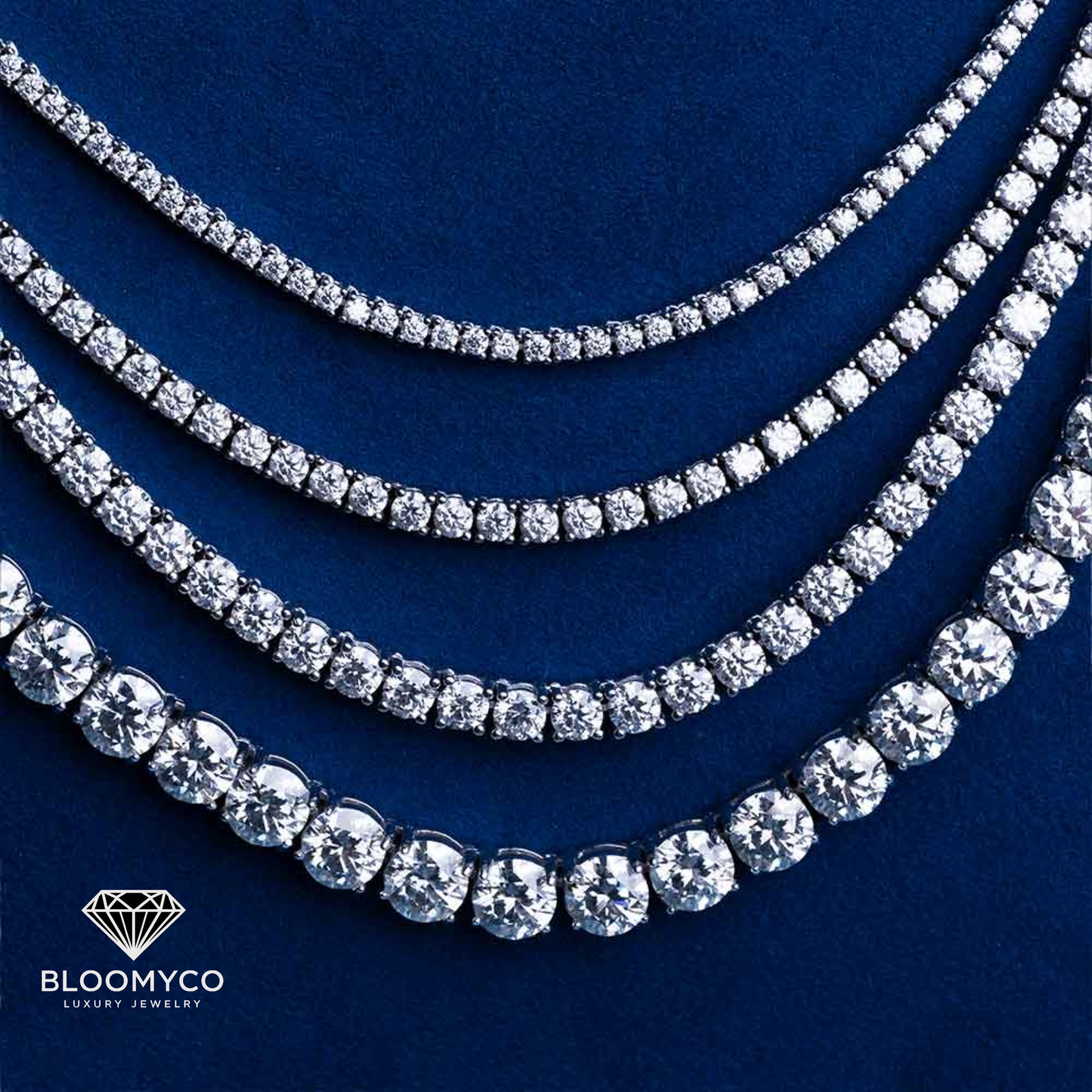 Luxury CZ Tennis Necklace – Dazzling Elegance