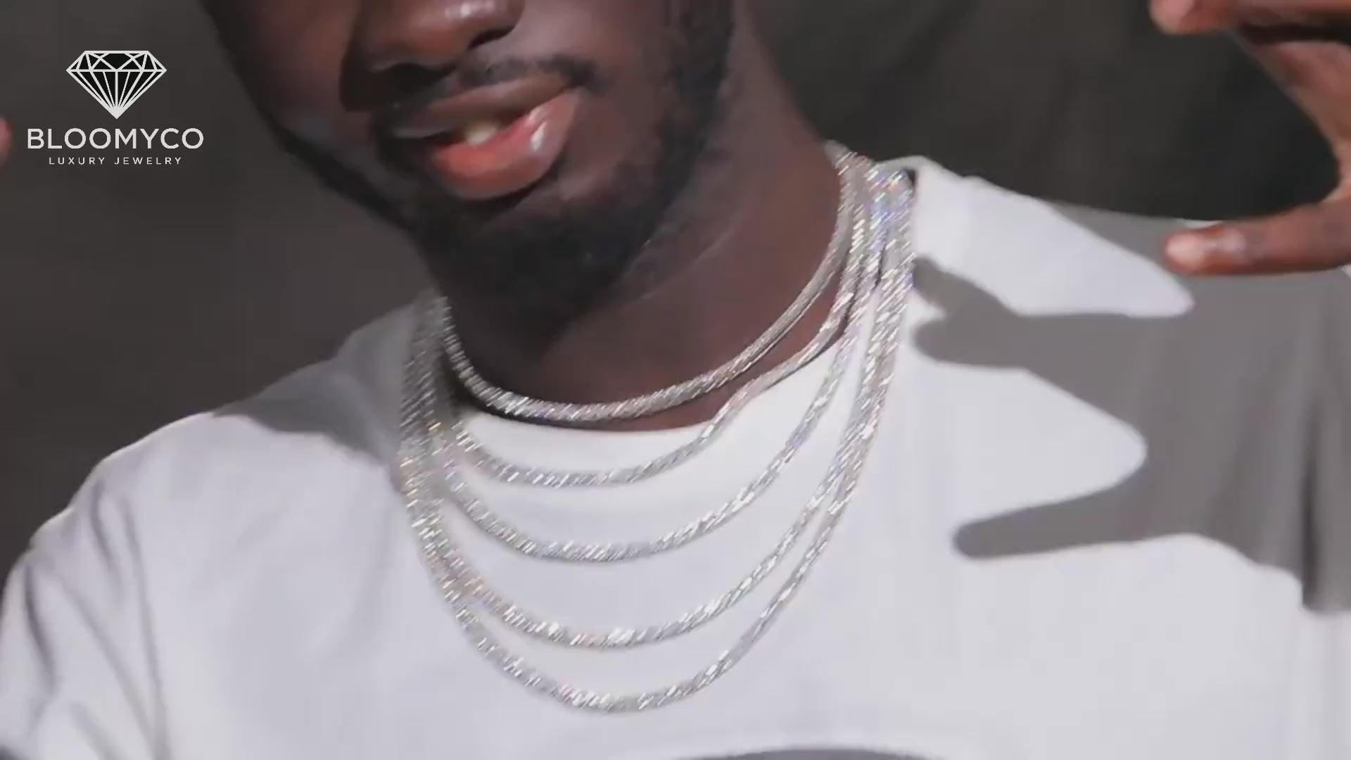 bloomyco tennis necklace video 